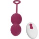 Вагинални топчета с тежести ARMONY - BLOSSOMS VAGINAL DUMBBELL VIBRATION REMOTE CONTROL 10 VIBRATIONS DARK RED