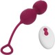 Вагинални топчета с тежести ARMONY - BLOSSOMS VAGINAL DUMBBELL VIBRATION REMOTE CONTROL 10 VIBRATIONS DARK RED