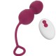 Вагинални топчета с тежести ARMONY - BLOSSOMS VAGINAL DUMBBELL VIBRATION REMOTE CONTROL 10 VIBRATIONS DARK RED