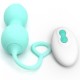 Вагинални топчета с тежести ARMONY - BLOSSOMS VAGINAL DUMBBELL VIBRATION REMOTE CONTROL 10 VIBRATIONS GREEN