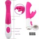 Вибратор ARMONY - RABBIT VIBRATOR & STIMULATOR G SPOT 10 SPEEDS PINK