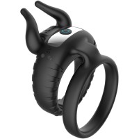 Пенис ринг ARMONY - BULL'S PASION RING VIBRATOR 10 SPEEDS BLACK