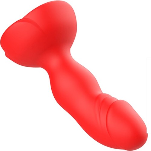 Вибратор ARMONY - EXTREME A BLOOM ROSE VIBRATOR & ANAL PLUG REMOTE CONTROL RED