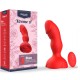 Вибратор ARMONY - EXTREME A BLOOM ROSE VIBRATOR & ANAL PLUG REMOTE CONTROL RED