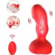 Вибратор ARMONY - EXTREME A BLOOM ROSE VIBRATOR & ANAL PLUG REMOTE CONTROL RED