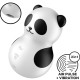 Вибратор SATISFYER - POCKET PANDA STIMULATOR & VIBRATOR BLACK AND WHITE