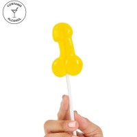 Близалка SECRETPLAY - COCK LOLLIPOP WITH ALCOHOL PINEAPP