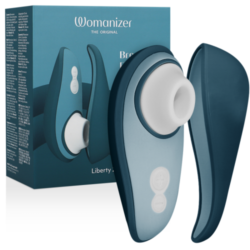 Стимулатор WOMANIZER - LIBERTY 2 CLITORIS STIMULATOR & SUCKER BLUE