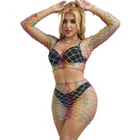 Бельо SUBBLIME - 952440 2-PIECE FISHNET BODYSTOCKING LON