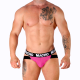 Бельо за мъже MACHO - MX28FR JOCK PINK NEON L