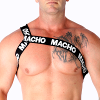 Бельо за мъже MACHO - ROMAN HARNESS WHITE L/XL