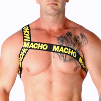 Бельо за мъже MACHO - ROMAN HARNESS YELLOW L/XL