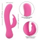 Вибратор CALEXOTICS - FIRST TIME VIBRATOR RABBIT RECHARGEABLE PINK