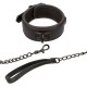 Нашийник CALEXOTICS - NOCTURNAL COLLAR & LEASH LEATHER ADJUSTABLE BLACK