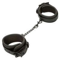 Белезници CALEXOTICS - NOCTURNAL ANKLE CUFFS LEATHER ADJ