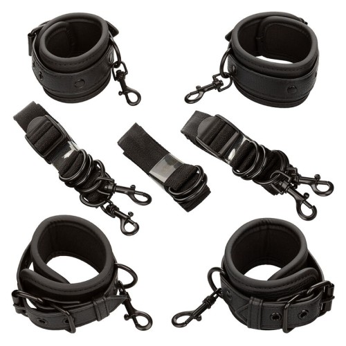 Белезници за легло CALEXOTICS - NOCTURNAL BED RESTRAINTS LEATHER ADJUSTABLE BLACK