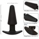 Анален разширител CALEXOTICS - ROCK BOTTOM TAPERED ANAL PLUG 10 VIBRACIONES SILICONE BLACK