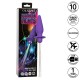 Анален разширител CALEXOTICS - SOUTHERN LIGHTS LIGHT UP ANAL PLUG 10 VIBRATIONS SILICONE PURPLE