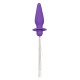 Анален разширител CALEXOTICS - SOUTHERN LIGHTS LIGHT UP ANAL PLUG 10 VIBRATIONS SILICONE PURPLE