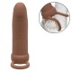 Вибратор CALEXOTICS - MAXX THICK DUAL PENETRATOR 10 VIBRATIONS BROWN