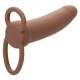 Вибратор CALEXOTICS - MAXX THICK DUAL PENETRATOR 10 VIBRATIONS BROWN