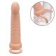 Вибратор CALEXOTICS - MAXX RIBBED DUAL PENETRATOR 10 VIBRATIONS FLESH