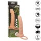 Вибратор CALEXOTICS - MAXX RIBBED DUAL PENETRATOR 10 VIBRATIONS FLESH