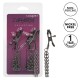 Щипки за зърна CALEXOTICS - EUPHORIA CHAIN NIPPLE CLAMPS 14.5 CM