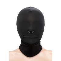 Маска NS NOVELTIES - FETISH & FASHION CLOSED ZIPPERED MOUTH HOOD NYLON BLACK