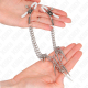 Щипки за зърна KINK - NIPPLE CLAMPS WITH SPIKES CHAINS 30 CM