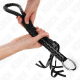 Камшик KINK - SNAKE WHIP WITH BLACK HAND RING 65 CM