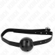 Топка за уста KINK - SIMPLICITY BLACK BREATHABLE BALL 4.5 CM GAG 62 x 1.5 CM