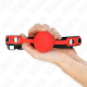 Топка за уста KINK - RED SILICONE BALL 4 CM GAG 60 x 2 CM