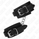 Белезници KINK - SNAKE PATTERN WRIST RESTRAINTS BLACK ADJUSTABLE 20-28 CM X 5.4 CM