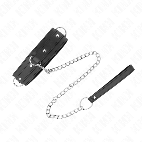 Нашийник KINK - NECKLACE WITH LEASH 65 CM 3 RING MODEL 1 ADJUSTABLE 38-49 CM X 5 CM