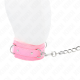 Нашийник KINK - COLLAR WITH LEASH 65 CM WITH RESTRICTIONS PINK 36-42 CM X 5.5 CM