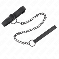 Нашийник KINK - COLLAR WITH DARK LEASH 65 CM ADJUSTABLE 