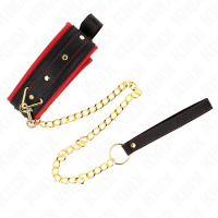 Нашийник KINK - COLLAR WITH PLAIN FABRIC LEASH ADJUSTABL