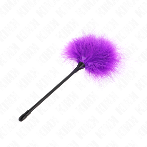 Бърсалка за прах KINK - PURPLE TICKLE FEATHERS USED FOR THE BONDAGE KIT 27 CM