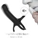 Дилдо ARMONY - DILDO WITH RING & VIBRATOR BLACK