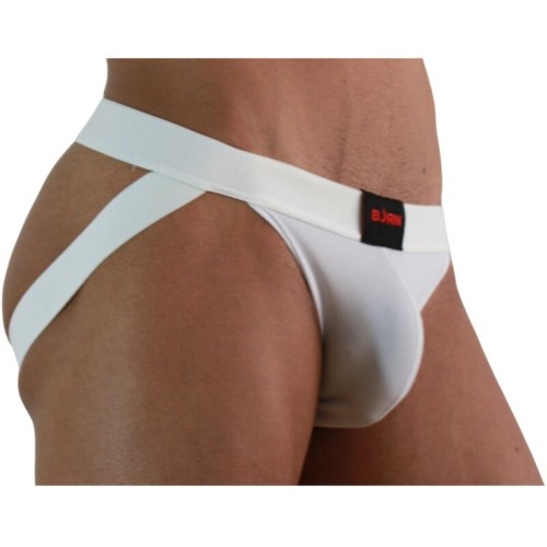 Мъжки слип BURN - 007 JOCK LYCRA WHITE S