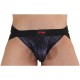 Мъжки слип BURN - 006 JOCK SHINY BLUE / BLACK L