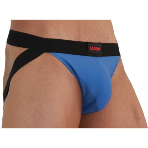 Мъжки слип BURN - 008 JOCK BLUE / BLACK M