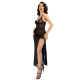 Бельо CHILIROSE - CR 4723 LONG BABYDOLL & THONG BLACK S