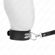 Нашийник KINK - STUDDED LEASH 116 CM COLLAR WITH LEATHERETTE STRAP 50 X 5 CM