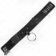 Нашийник KINK - NECKLACE 65 CM WITH LEASH WITH SILVER STUDS MODEL 2 ADJUSTABLE 36-43 CM X 5 CM