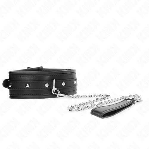 Нашийник KINK - NECKLACE WITH SHINY BUCKLE STRAP 65 CM 48.5 CM X 5.3 CM