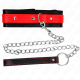 Нашийник KINK - NECKLACE WITH RED STRAP 65 CM AJUSTABLE 36-43 CM X 5 CM