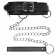 Нашийник KINK - 3 RING SLAVERY NECKLACE WITH STRAP 80 CM 53 X 5 CM