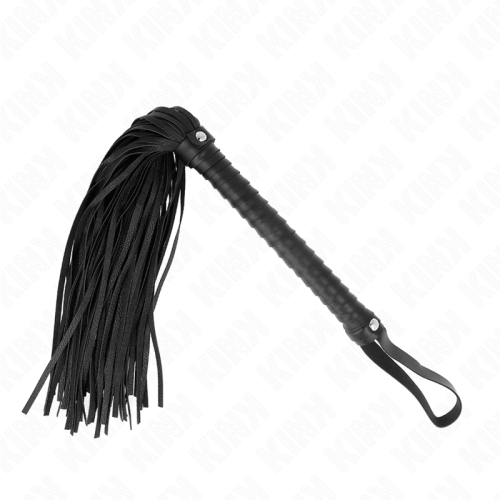 Камшик KINK - WHIP WITH BLACK TEXTURED HANDLE 48.5 CM